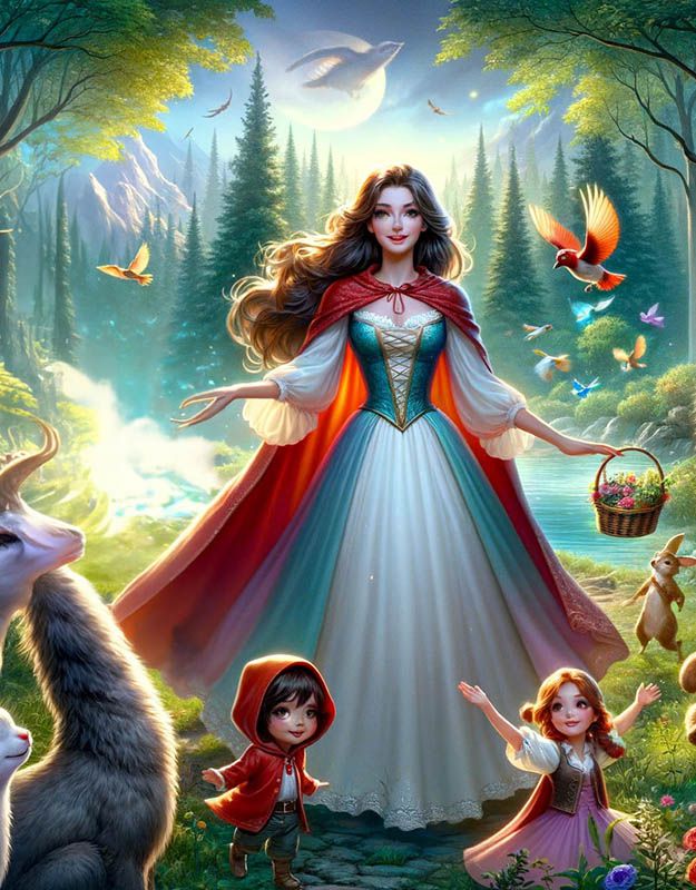 Księżniczka Liliana odkrywa magię i przyjaźń w zaczarowanym lesie.