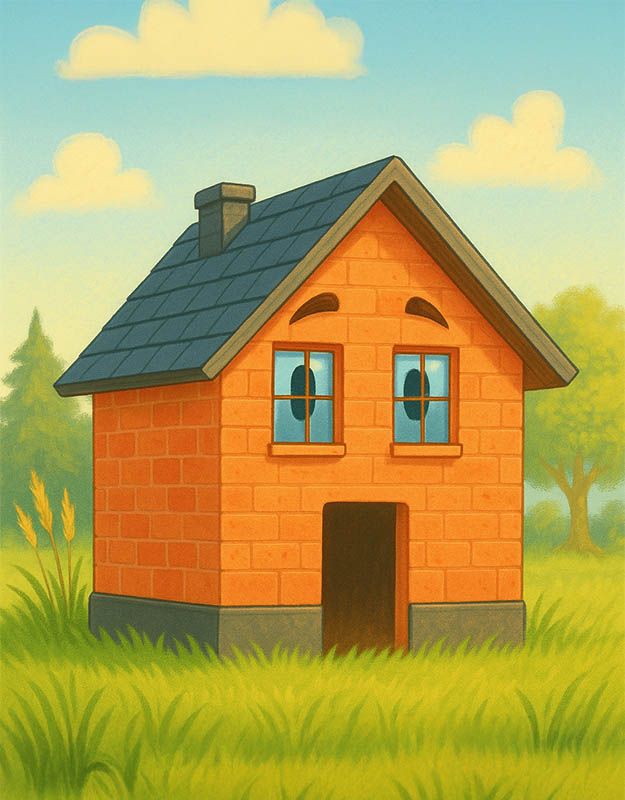 Zaskoczony domek Tadzik – bajka z morałem dla najmłodszych