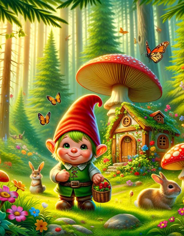 Leśne zwierzęta organizują magiczny piknik.