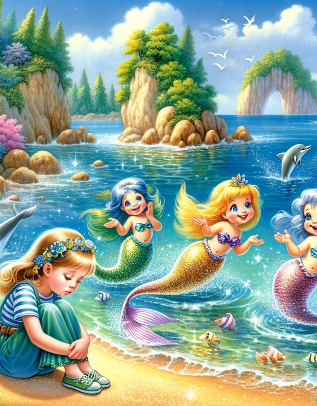 Zaginiony medalik i syrenki wyruszające na magiczną misję.