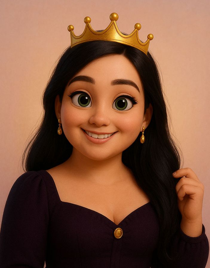 księżniczka w komnacie z lustrami i sukniami bajka dla dzieci